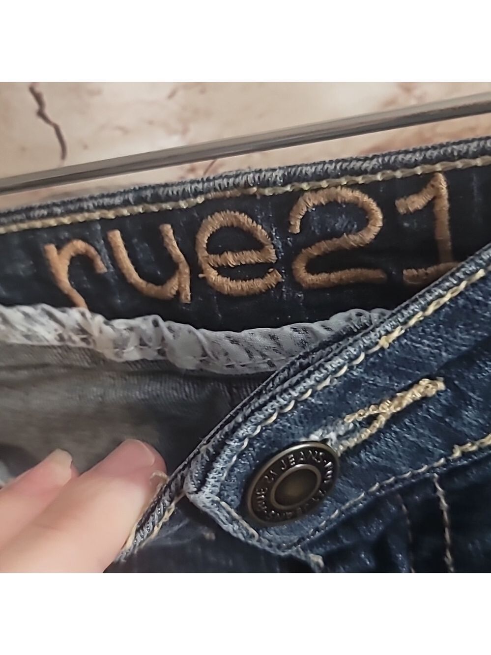 Rue 21 bootcut jeans sz 13/14 - Picture 6 of 7